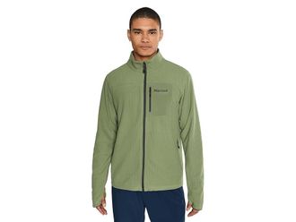 Marmot Airfleece Jacket Mens Sweater Olive Grove : 2XL, Polyester