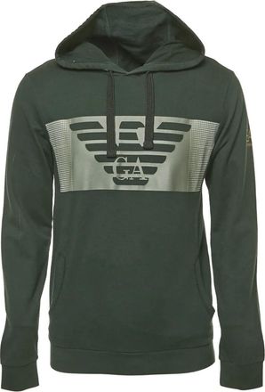 Emporio Armani Hoodie met logo - Groen