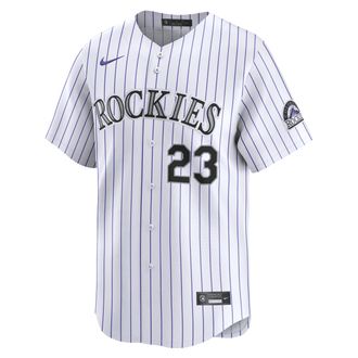 Nike Kris Bryant Colorado Rockies Nike Mens Dri-FIT ADV MLB Limited Jersey in White | T7LMDNHODN9-005