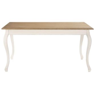 Maisons du monde Mesa de comedor 6/8 personas crema L.160