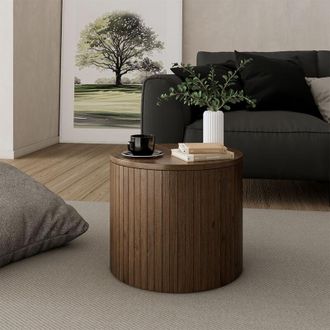 Vicco Mesa Baja Tavilo, Nogal, 38 X 38 Cm, Vicco