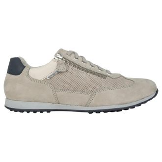 Mephisto Comfortabele Grijze Herensneaker - Leon - Heren - Sneakers - Grijs - 40 EU - Leer - Schoenen