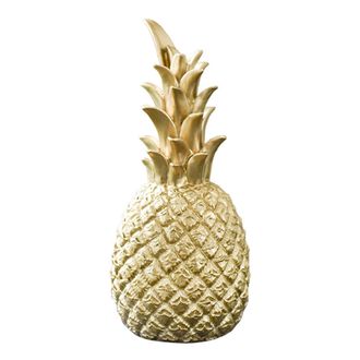 OEM Adornos Decorativos De Resina Para El Hogar, Estilo Abstracto Moderno Y Creativo, Esculturas Decorativas &Uacute;nicas, Lujoso Acabado Dorado, Regalo Ideal P