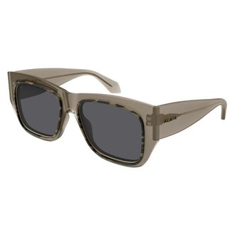 Alaia Sunglasses, unisex, Brown, Size: 55 MM Rectangular Sunglasses