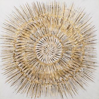 Schubiger M&ouml;bel Bild Mandala Goldzauber