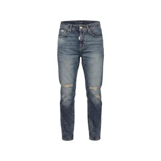 Antony Morato Slim-fit Jeans, male, Blue, Size: W36 Zip and Button Front Pocket Jeans
