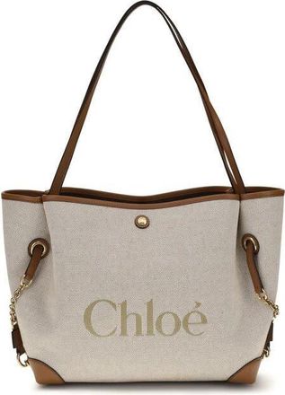 Chlo&eacute; Clover Tote Bag Beige