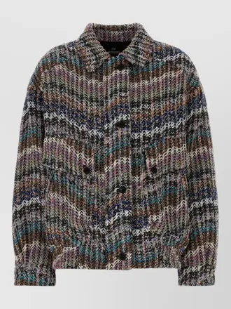 Missoni tweed bomber jacket