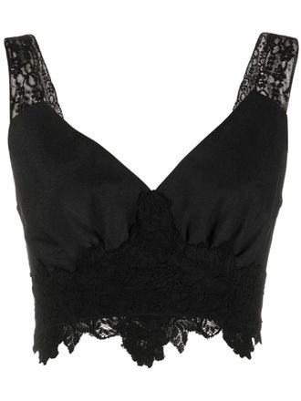 Paco Rabanne Cropped top - Zwart