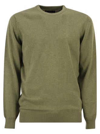 Barbour Pullover aus Pima-Baumwolle mit Rundhalsausschnitt