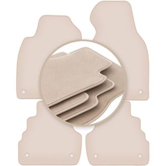 OEM Alfombrillas Beige Premium Para Audi A6 C5 Fl Sed&aacute;n, Familiar, Avant 2001-2004