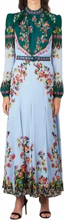 Saloni Jacqui B Dress In Saffier