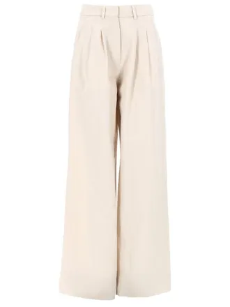 Pantaloni Torino Frankie High-Waisted Front Pleats Pants