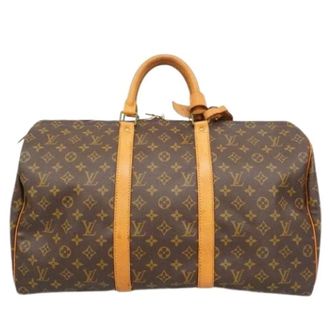Louis Vuitton Pre-owned Weekend Bags, unisex, Brown, Size: ONE SIZE Pre-owned Boston Bag