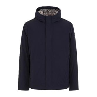 Suns Winter Jackets, male, Blue, Size: XL Montebianco Fur Jacket