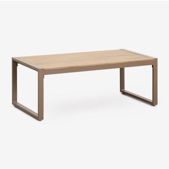 Sklum Sklum - Tavolino da giardino rettangolare 110x55 cm in alluminio Lipov