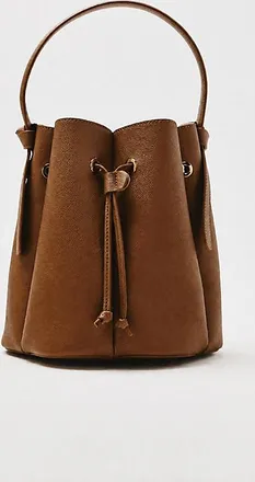 Melie Bianco Laguna Cinched Vegan Leather Bucket Bag