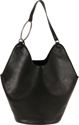Dondup Big Hobo - Dames - Schoudertassen - Zwart - ONE Size - Leer - Tassen