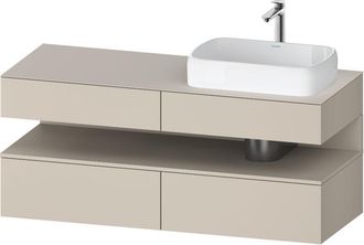 Duravit Qatego Consola Mueble Bajo Lavabo, 2 Extensiones, 2 - Duravit