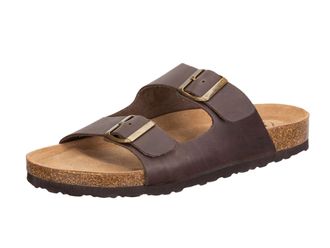 Lico Pantolette LICO Pantolette Alvaro, Herren, Gr. 38, braun, Synthetik, Schuhe Pantolette