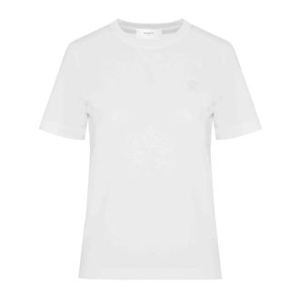 Beatrice .B T-Shirt con logo ricamato - - Tops - Donna - Bianco - M