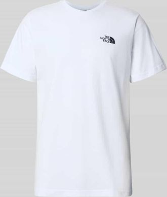 The North Face T-Shirt mit Logo und Rundhalsausschnitt in Weiss, Gr&ouml;&szlig;e XXL