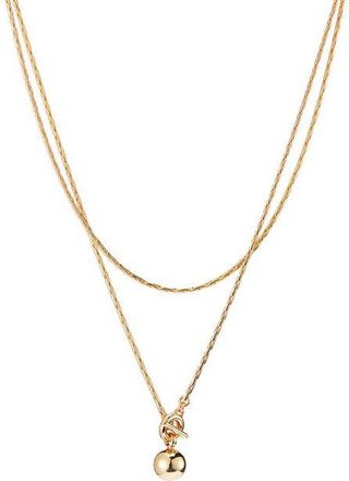 JENNY BIRD Constance Wrap Chain 14k Gold-plated Necklace - One Size