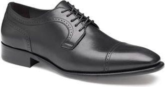 Johnston & Murphy Cormac Cap Toe Derby in Black at Nordstrom Rack, Size 8