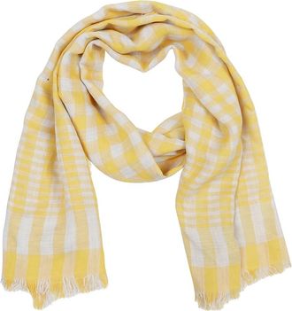 Faliero Sarti Luxe Modal Polyester Sjaal Collectie - Dames - Sjaals - Geel - ONE Size - Polyester - Accessoires