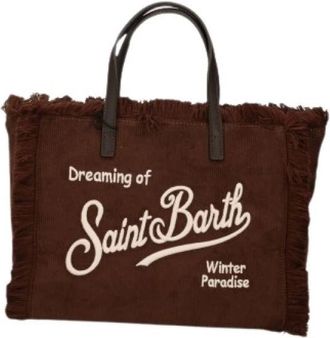 Saint Barth Colette Tote - Dames - Shoppers - Bruin - ONE Size - Polyester - Tassen
