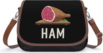 Generic Ham Fashion Womens Crossbody Bags Novelty Handbag Shoulder Bag Purse