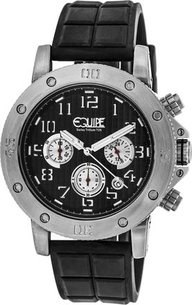 EQUIPE Tritium Arciform Chronograph Black Dial Mens Watch ET407