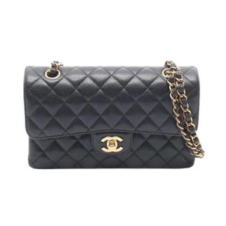 Chanel Pre-owned Matelasse Schoudertas - Dames - Pre-owned - Zwart - Maat: ONE Size Leer