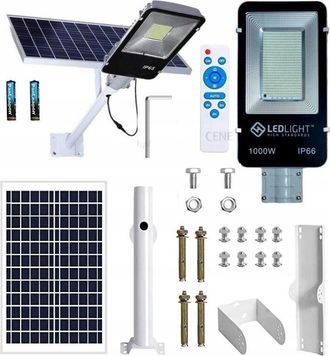 OEM Gran Farola Led Solar Para Exterior, Potente 1000w, Sensor De Linterna