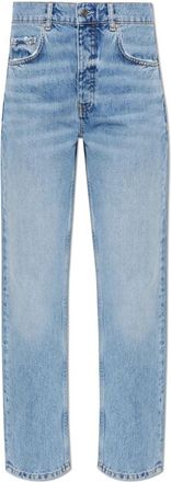 Anine Bing Kate Jeans - Dames - Regular Fit Jeans - Blauw - W27 - Katoen - Jeans