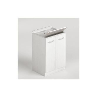 OEM Laundry Lavatoio 2a 61x50x86 Cm Bianco Frassino