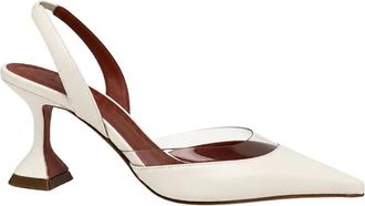 Amina Muaddi Mujer, Zapatos, Blanco, Talla: 37 EU