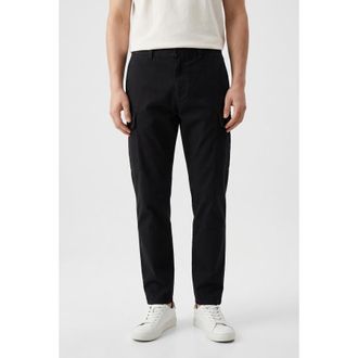 Brunello Cucinelli Black Cotton Cargo Trousers, Brand Size 58 (US Size 42)