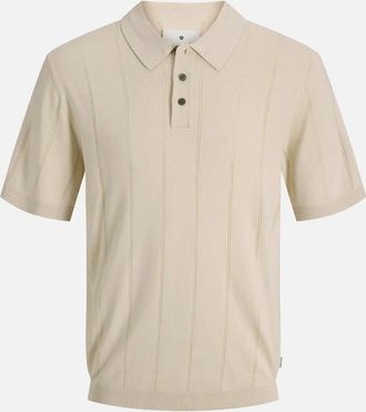Jack & Jones Mens Jack & Jones JPRBLA William Structure Knit Polo Ancient Scroll - Size: 36