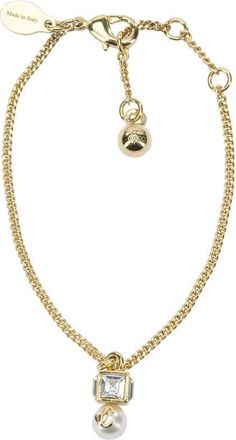 Jimmy Choo London Jc Pearl Cube Bracelet