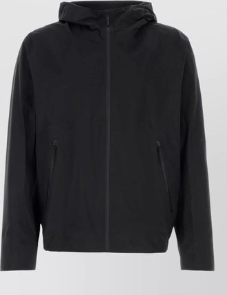 Veilance hooded waterproof raincoat