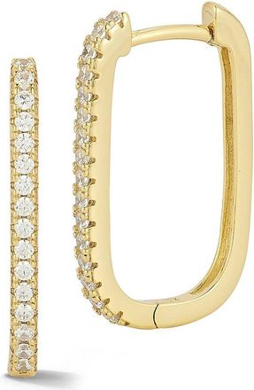 Glaze Jewelry 14K Over Silver Cz Earrings