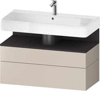 Duravit Qatego Mueble Bajo Lavabo, 1 Extra&iacute;ble Y 1 Caj&oacute;n, - Duravit