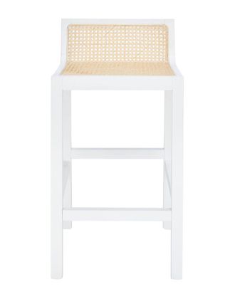 Safavieh Saito Lowback Cane Counter Stool