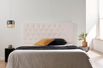 Moonia Cabecero Tapizado Ferrara Acualine 170x120x8 Cm - Moonia