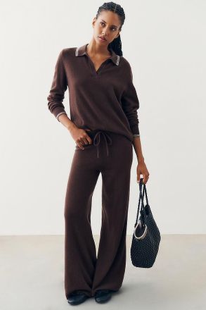 The Upside Coco Amelie Knit Wide-Leg Pants
