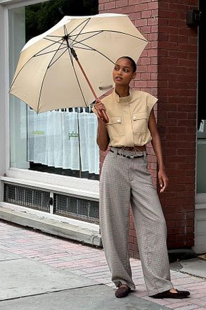 Avec Les Filles Cropped Cargo Vest Jacket