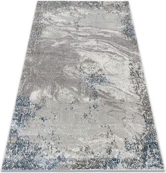 RugsX Rugsx - bliss Z198AZ221 carpet cream / blue - Abstraction, modern, structural beige 120x170 cm
