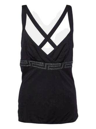 Versace v-neck top - Black