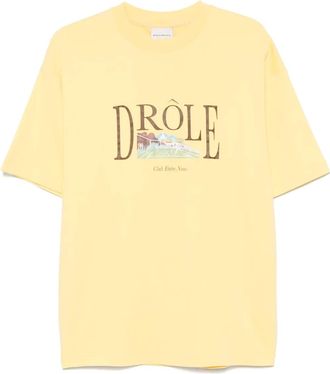 Drôle de Monsieur T-shirt Le T-shirt Tennis Court - Giallo